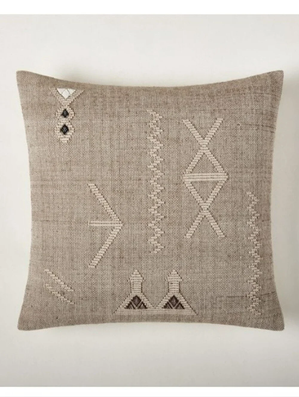 Moroccan Woven Pillow Cover West Elm 20 X 20 Inches Boho Textured (Cover Only)